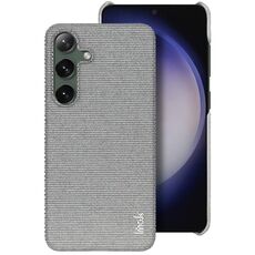 Per Samsung Galaxy S24 5G imak Ruiyi Series Texture in tessuto PU + custodia per PC (grigio chiaro)
