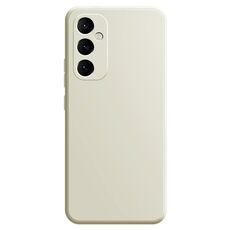 Per Samsung Galaxy S24 5G Custodia per telefono in silicone liquido imitazione (bianca)