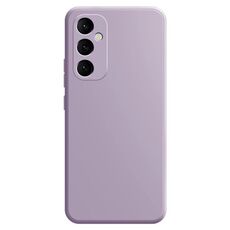 Per Samsung Galaxy S24 5G Custodia per telefono in silicone liquido imitazione (viola chiaro)