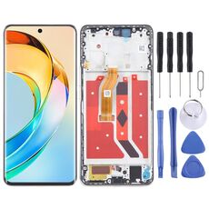 Per Honor X50 Schermo LCD originale digitalizzatore assemblaggio completo con cornice (oro)