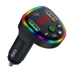 Caricatore per accendisigari USB doppio per telefono P25 Lettore per auto vivavoce Bluetooth