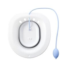 Bidet pieghevole, vasca da bagno per maternità senza squat, dopo la chirurgia anale, con sciacquone (grigio)