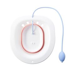 Bidet pieghevole, vasca da bagno per maternità senza squat, dopo la chirurgia anale, con sciacquone (rosa)