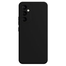 Per Samsung Galaxy S24+ 5G Custodia per telefono in silicone liquido imitazione (nera)