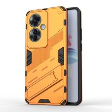Per OPPO Reno11 F 5G Global Punk Armor 2 in 1 PC + custodia per telefono in TPU con supporto (arancione)