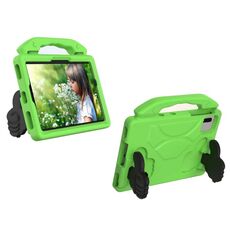 Per Lenovo Tab M11 /Xiaoxin Pad 11 2024 Custodia per tablet antiurto EVA con staffa per pollice(Verde)