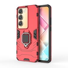 Per vivo Y200e / Y100 Versione indonesiana Custodia antiurto per PC + supporto in TPU(Rosso)