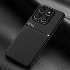 Per Honor X8b Classic Tilt Strip Grain Magnetico Antiurto PC + Custodia per telefono in TPU (Nero)