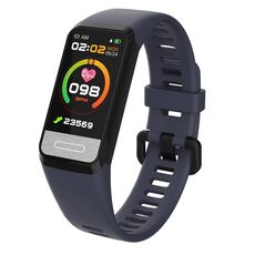 Il braccialetto intelligente SPOVAN H03 con schermo TFT HD da 1,14 pollici supporta il monitoraggio dell'ossigeno nel sangue (blu)