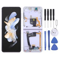 Per Samsung Galaxy Z Flip4 SM-F721 Schermo LCD originale digitalizzatore assemblaggio completo con cornice (viola)