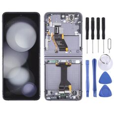 Per Samsung Galaxy Z Flip5 SM-F731 Schermo LCD originale digitalizzatore assemblaggio completo con cornice (nero)