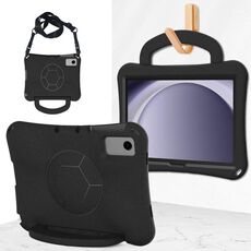 Per Samsung Galaxy Tab A9+ 10.95 2023 Custodia per tablet antiurto in EVA a forma di calcio (nero)