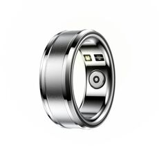 Anello intelligente R3 MISURA 18, supporto della frequenza cardiaca/ossigeno nel sangue/monitoraggio del sonno (bianco)