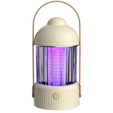 Lampada da campeggio all'aperto per zanzare a luce notturna domestica con scossa elettrica, specifiche: 2000 mAh (giallo)