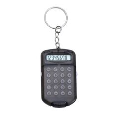Flip Top Mini calcolatrice portatile Calcolatrice per esami per studenti (Nera)