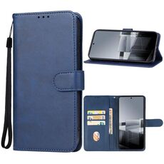 Custodia per telefono in pelle Ultra per Asus Zenfone 11 (blu)
