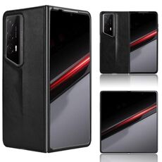 Per Honor Magic V2 RSR Porsche Design Litchi Texture Custodia per cellulare con cover posteriore (nera)