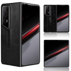 Per Honor Magic V2 RSR Porsche Design Modello Mucca Cucito Cover Posteriore Custodia per Telefono (Nero)