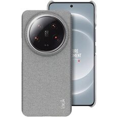 Per Xiaomi 14 Ultra 5G imak Ruiyi Series Texture in tessuto PU + custodia per telefono PC (grigio chiaro)