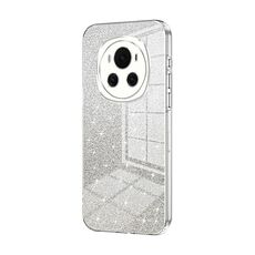 Custodia per telefono elettrolitico in polvere glitter sfumata per Honor Magic6 (trasparente)