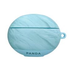 Per Huawei FreeBuds 4i / 5i Custodia protettiva satinata per auricolari wireless Bluetooth (ciano-blu)