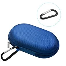 Borsa porta mouse portatile con moschettone (blu)