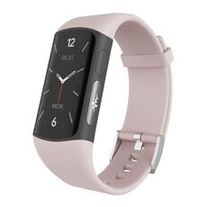 Braccialetto intelligente con schermo a colori H8 da 1,47 pollici, supporta chiamate Bluetooth/monitoraggio dell'ossigeno nel sangue (rosa)