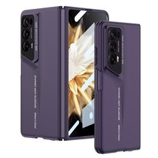 Per Honor Magic V2 GKK Integrated Blade Custodia per telefono ultrasottile a copertura totale (viola)