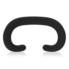 Per Apple Vision Pro Maschera per gli occhi in silicone Custodia in silicone sostituibile antipolvere resistente al sudore (Nero)