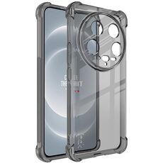 Per Xiaomi 14 Ultra 5G imak custodia per telefono in TPU antiurto con airbag (nero trasparente)