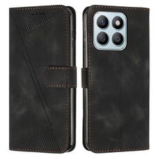Per Honor X8b Dream Triangle Custodia per telefono in pelle con cordino (nero)