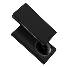 Per Xiaomi 14 Ultra DUX DUCIS Skin Pro Series Custodia in pelle flip per telefono (nera)