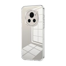 Per Honor Magic6 Custodia per telefono con foro sottile con placcatura trasparente (trasparente)