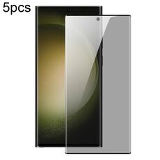 Per Samsung Galaxy S22 Ultra 5G 5 pezzi DUX DUCIS 0,33 mm 9H Pellicola in vetro temperato HD anti-spia in alluminio alto