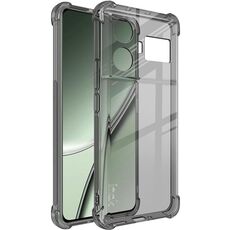 Per Realme GT5 5G imak custodia per telefono in TPU antiurto con airbag (nero trasparente)