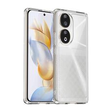 Per Honor 90 Custodia per telefono in TPU ibrido acrilico serie colorata (trasparente)