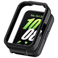 Custodia protettiva per orologio per PC scavata a mezza copertura per Samsung Galaxy Fit 3 (nera)