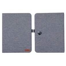 Custodia per tablet in pelle e tessuto OPPO Pad Neo 11.4 (blu)