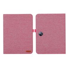 Custodia per tablet in pelle e tessuto OPPO Pad Neo 11.4 (rosa)