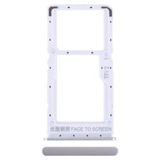 Per Xiaomi Redmi Note 12 5G Vassoio scheda SIM + Vassoio scheda SIM/Micro SD (Argento)
