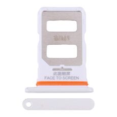 Per Xiaomi Redmi Note 13 Pro 5G Vassoio scheda SIM + Vassoio scheda SIM (Bianco)