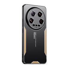 Per Xiaomi 14 Custodia per telefono ibrida in metallo TPU serie Ultra Blade (oro)