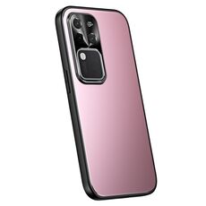 Per vivo S18 Pro R-JUST RJ-61 Galvanotecnica TPU satinato + custodia per PC (rosa)