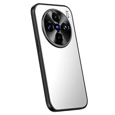Per vivo X100 / X100 Pro R-JUST RJ-61 Galvanotecnica TPU satinato + custodia per PC (Argento)