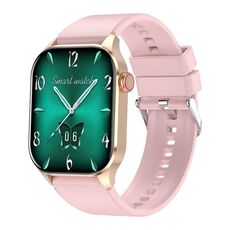T98 Smart Watch da chiamata Bluetooth impermeabile IP68 da 2,04 pollici, supporta il monitoraggio dell'ossigeno nel sangue (rosa)