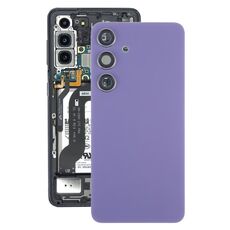 Per Samsung Galaxy S24 SM-S921B Cover posteriore batteria OEM con copriobiettivo fotocamera (viola)