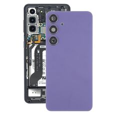 Per Samsung Galaxy S24+ SM-S926B Cover posteriore batteria OEM con copriobiettivo fotocamera (viola)