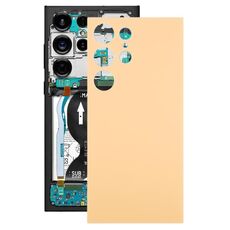 Per Samsung Galaxy S24 Ultra SM-S928B Cover posteriore batteria OEM (giallo)