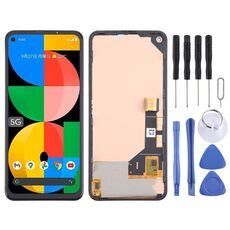 Per Google Pixel 5a 5G G1F8F G4S1M Schermo LCD TFT con digitalizzatore assemblaggio completo, non supporta l'identificazione delle impronte digitali (Nero)