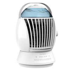 CF-009 USB Touch Spray Umidificazione Aria condizionata Ventilatore Desktop Office Air Cooler (Bianco)